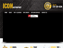 Tablet Screenshot of icon-autosport.com